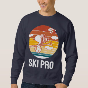 Jordnötter   Snoopy & Woodstock Ski Resa Lång Ärmad Tröja