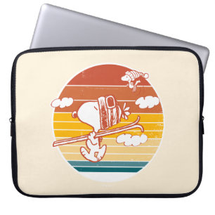 Jordnötter   Snoopy & Woodstock Ski Resa Laptop Fodral