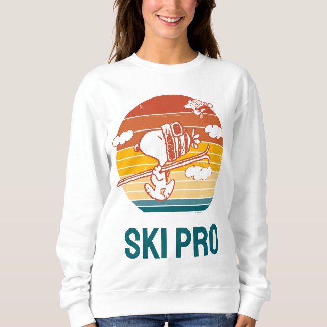 Jordnötter | Snoopy & Woodstock Ski Resa T Shirt (Framsida)