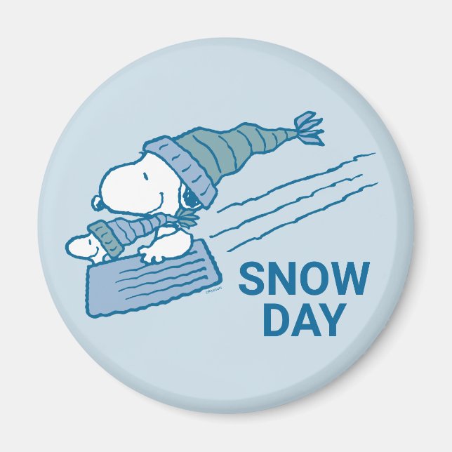 Jordnötter | Snoopy & Woodstock Sleding Magnet (Framsidan)