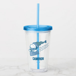 Jordnötter Snoopy & Woodstock Sleding Take Away Mugg