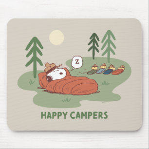 Jordnötter Snoopy & Woodstock Sleeping Campers Musmatta