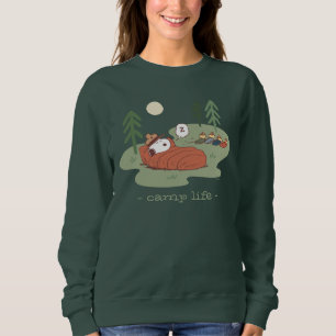 Jordnötter Snoopy & Woodstock Sleeping Campers T Shirt