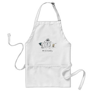 Jordnötter Snoopy & Woodstock Snögubbe Lägg ti Förkläde