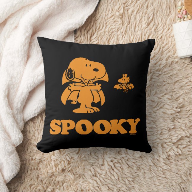 Jordnötter | Snoopy & Woodstock Spooky Kudde (Filt)