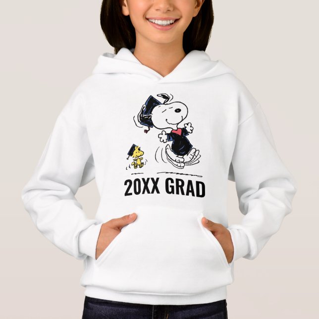 Jordnötter | Snoopy & Woodstock Studenten T Shirt (Framsida)