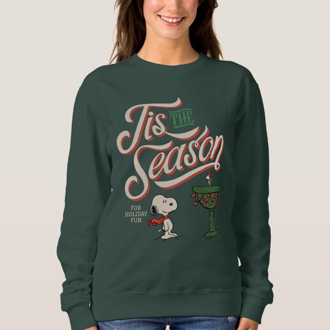 Jordnötter | Snoopy & Woodstock Tis Season T Shirt (Framsida)