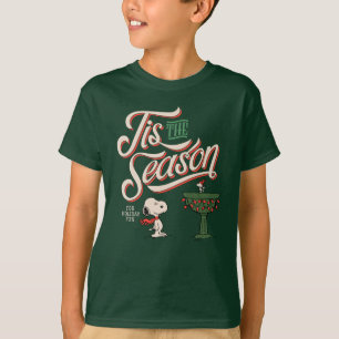 Jordnötter   Snoopy & Woodstock Tis Season T Shirt