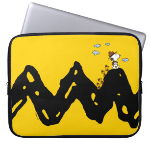 Jordnötter Snoopy & Woodstock Troop Hike Laptop Fodral