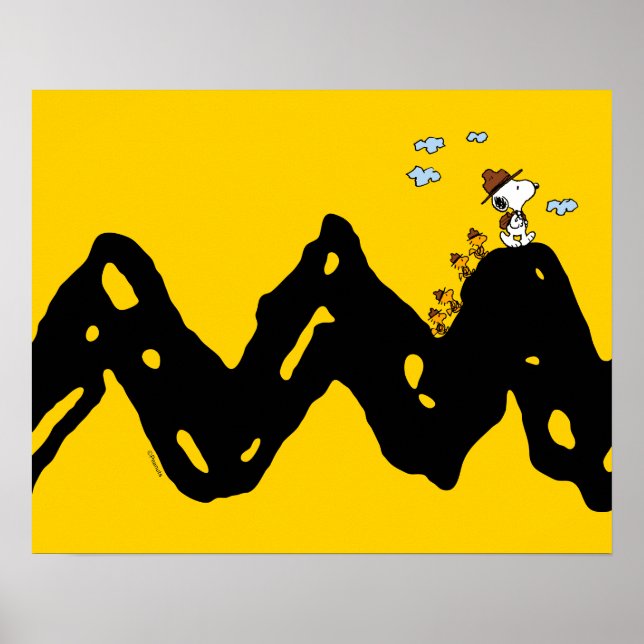Jordnötter | Snoopy & Woodstock Troop Hike Poster (Framsidan)