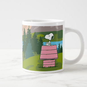 Jordnötter Snoopy & Woodstock, Underbara utomhus Jumbo Mugg