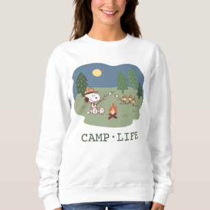 Jordnötter   Snoopy & Woodstock vid Campfire T Shirt