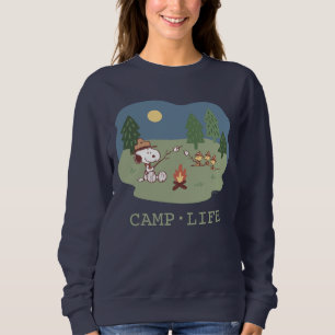 Jordnötter   Snoopy & Woodstock vid Campfire T Shirt