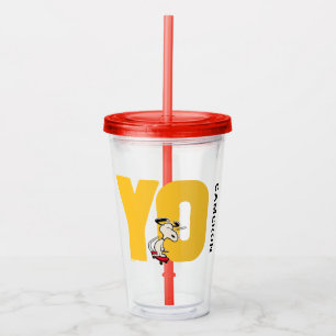 Jordnötter Snoopy YO Skateboard Take Away Mugg