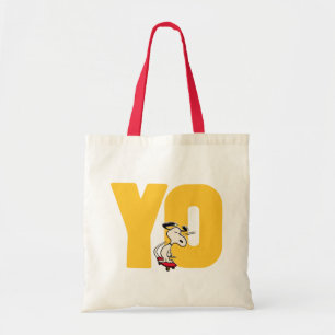Jordnötter   Snoopy YO Skateboard Tygkasse