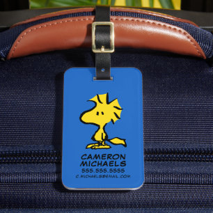 Jordnötter Snoopys Friend Woodstock Bagagebricka