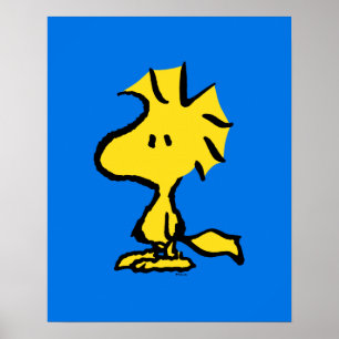 Jordnötter Snoopys Friend Woodstock Poster
