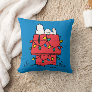 Jordnötter   Snoopys Hund House with Ljus Kudde