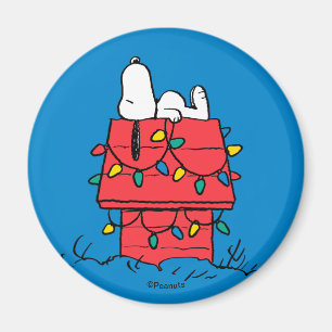 Jordnötter Snoopys Hund House with Ljus Magnet