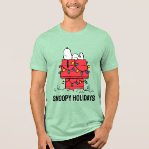 Jordnötter Snoopys Hund House with Ljus T Shirt