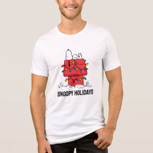 Jordnötter   Snoopys Hund House with Ljus T Shirt