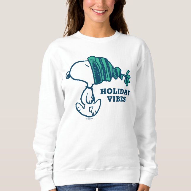 Jordnötter | Snopy Helgdag Happeart T Shirt (Framsida)