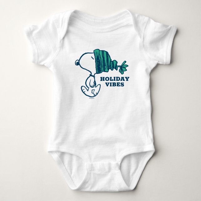 Jordnötter | Snopy Helgdag Happeart T Shirt (Framsida)
