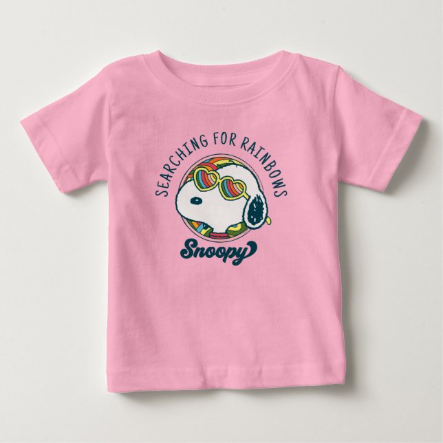 Jordnötter | Solglasögon av noopy Rainbow Heart T Shirt (Framsida)