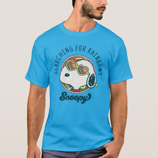 Jordnötter | Solglasögon av noopy Rainbow Heart T Shirt (Framsida)