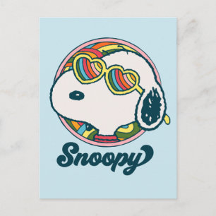 Jordnötter Solglasögon av noopy Rainbow Heart Vykort