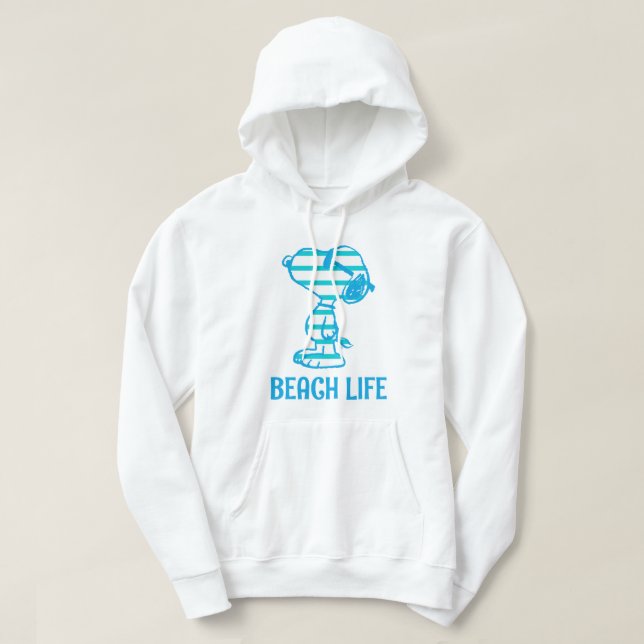 Jordnötter | Solglasögon av snoopy Rand Hoodie (Design framsida)