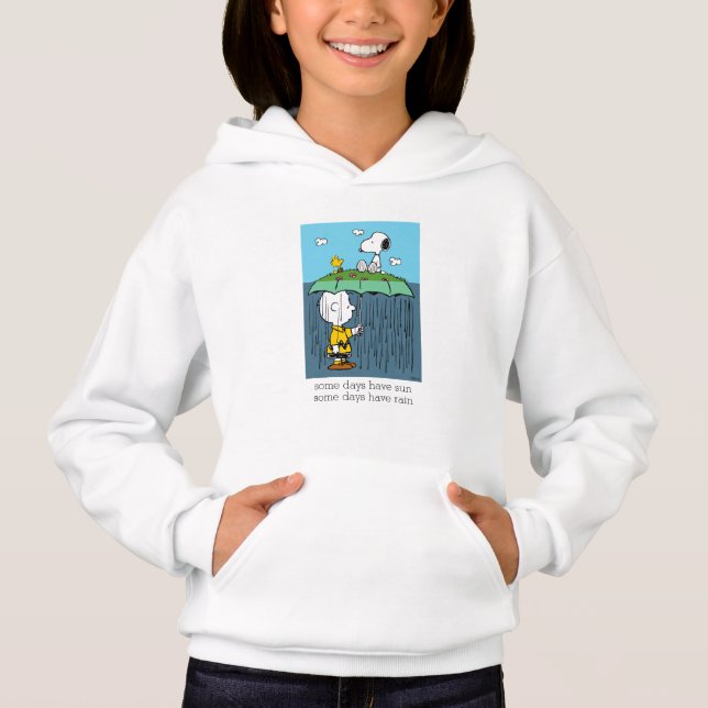 Jordnötter | Solig Dag Regnig Dag Hälften & Hälfte T Shirt (Framsida)