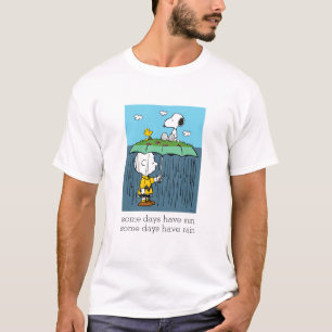 Jordnötter   Solig Dag Regnig Dag Hälften & Hälfte T Shirt