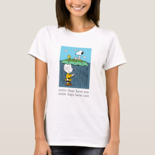 Jordnötter Solig Dag Regnig Dag Hälften & Hälfte T Shirt