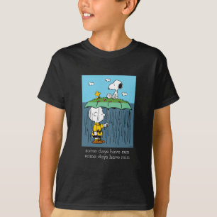 Jordnötter   Solig Dag Regnig Dag Hälften & Hälfte T Shirt