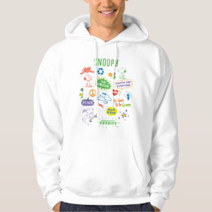 Jordnötter soopy allt in för återvinning hoodie