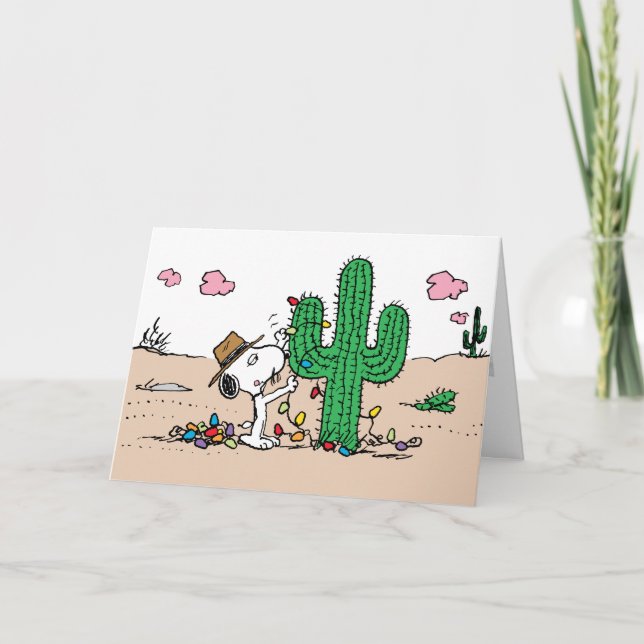 Jordnötter | Spike dekorerar för julen Helgkort (Framsida)