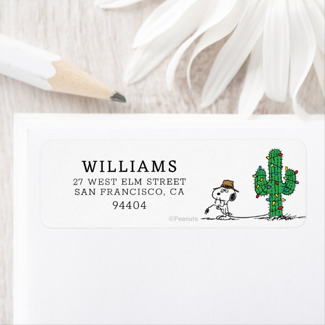 Jordnötter | Spikets dekorationer för Helgdag Returadress Etikett (Insitu)