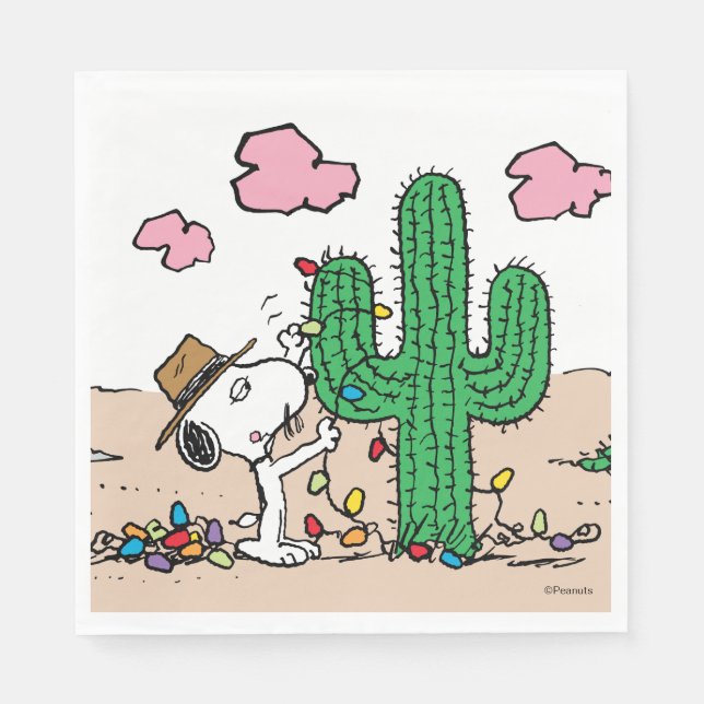 Jordnötter | Spikets dekorationer för jul Pappersservett (Framsidan)