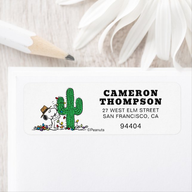 Jordnötter | Spikets dekorationer för jul Returadress Etikett (Insitu)