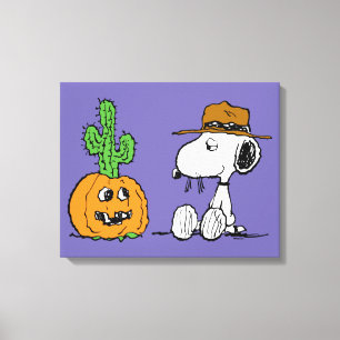 Jordnötter Spikets Desert Halloween Canvastryck