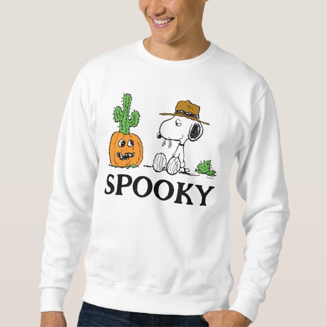 Jordnötter | Spikets Desert Halloween Lång Ärmad Tröja (Framsida)
