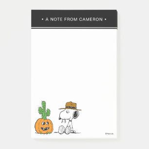Jordnötter Spikets Desert Halloween Post-it Block