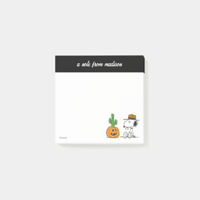 Jordnötter | Spikets Desert Halloween Post-it Block (Framsida)