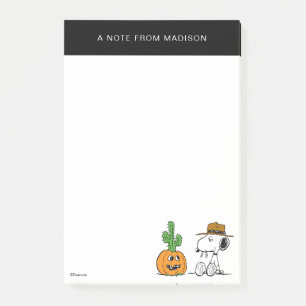 Jordnötter Spikets Desert Halloween Post-it Block
