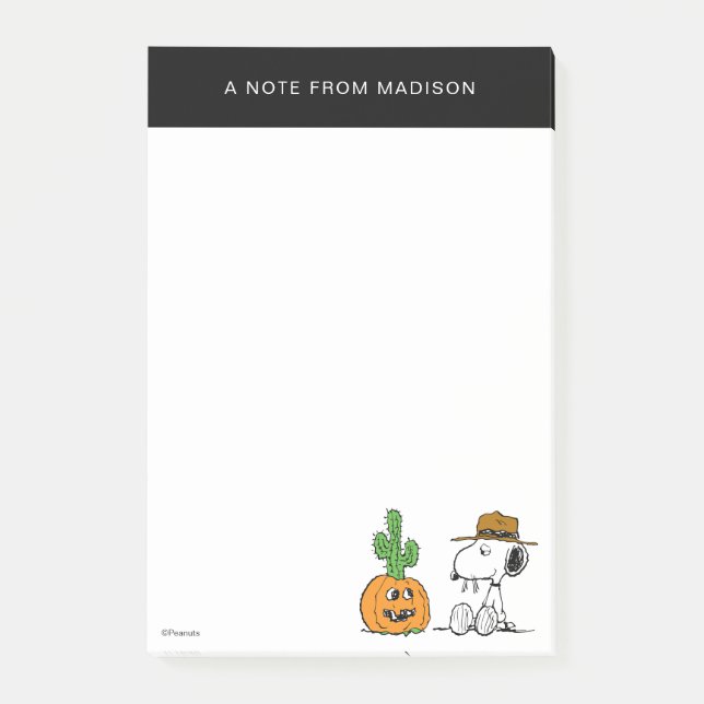 Jordnötter | Spikets Desert Halloween Post-it Block (Framsida)