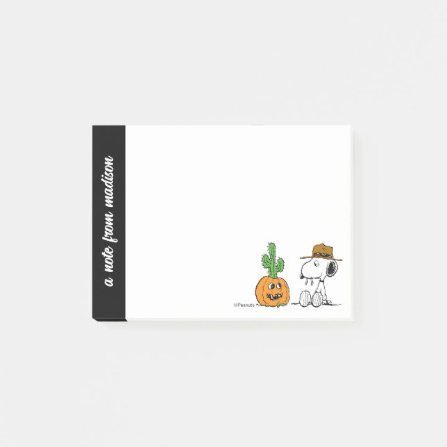 Jordnötter | Spikets Desert Halloween Post-it Block (Framsida)