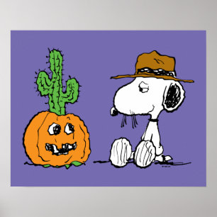 Jordnötter Spikets Desert Halloween Poster
