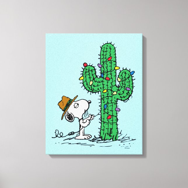 Jordnötter | Spikets Helgdag Cactus Canvastryck (Framsida)