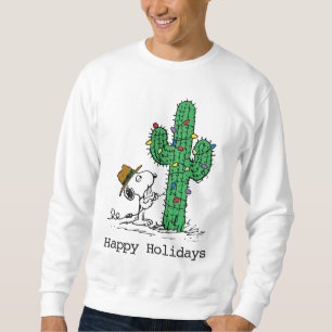 Jordnötter Spikets Helgdag Cactus Lång Ärmad Tröja